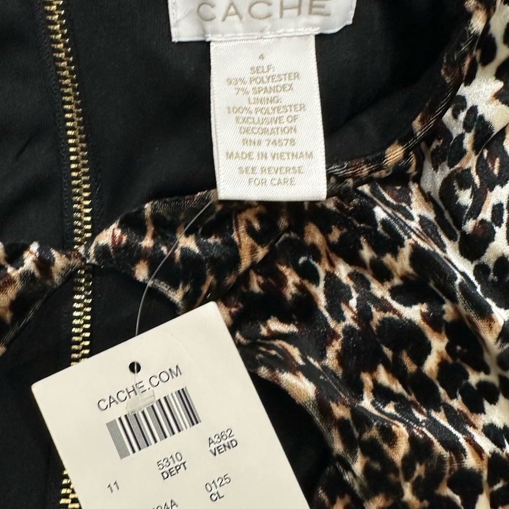 Cache Animal Print Long Sleeve Dress - Picture 11 of 13